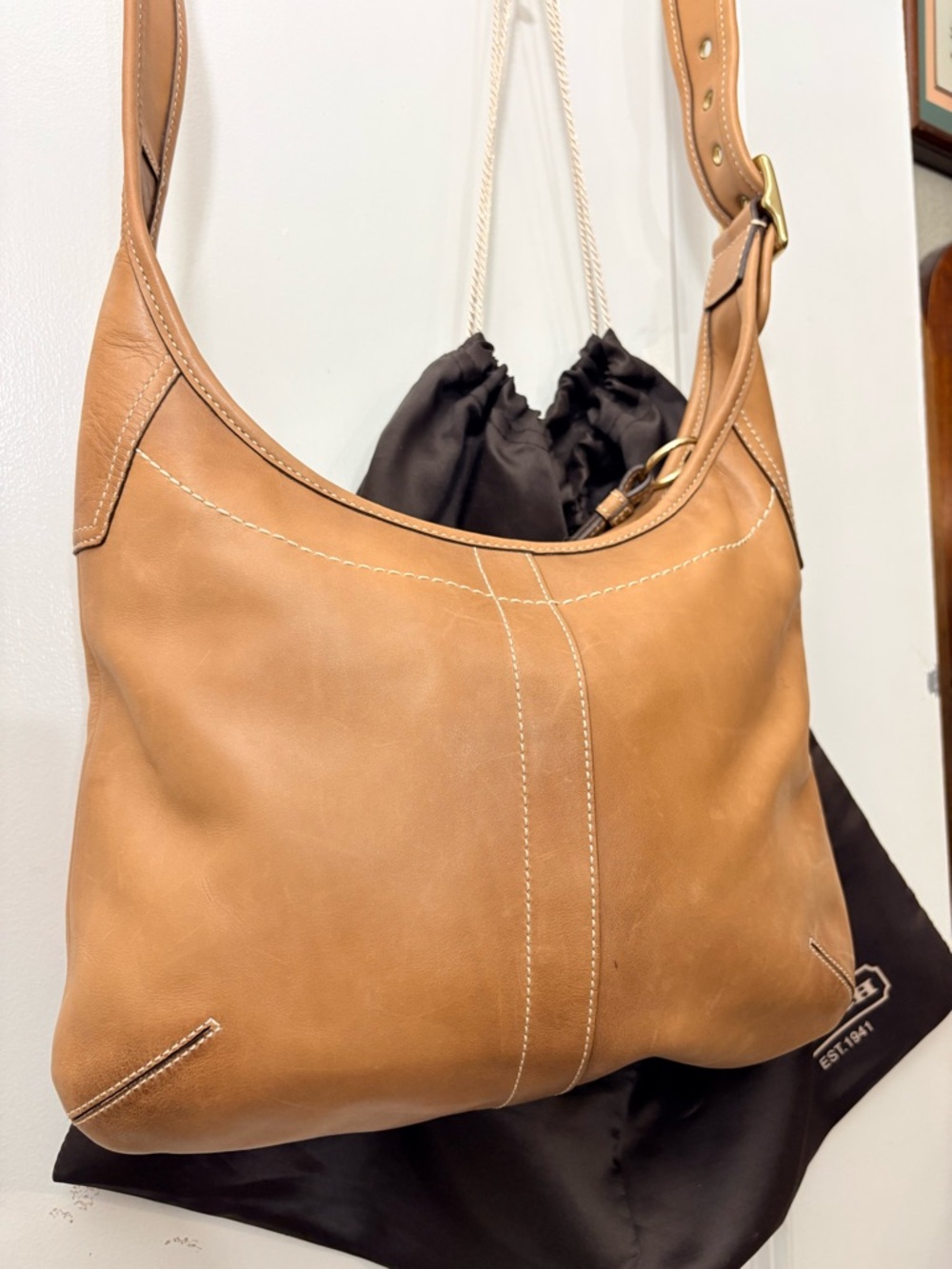 2007 COACH Bleecker Heritage Leather Crossbody Bag or Shoulder Bag - Picture 15 of 16